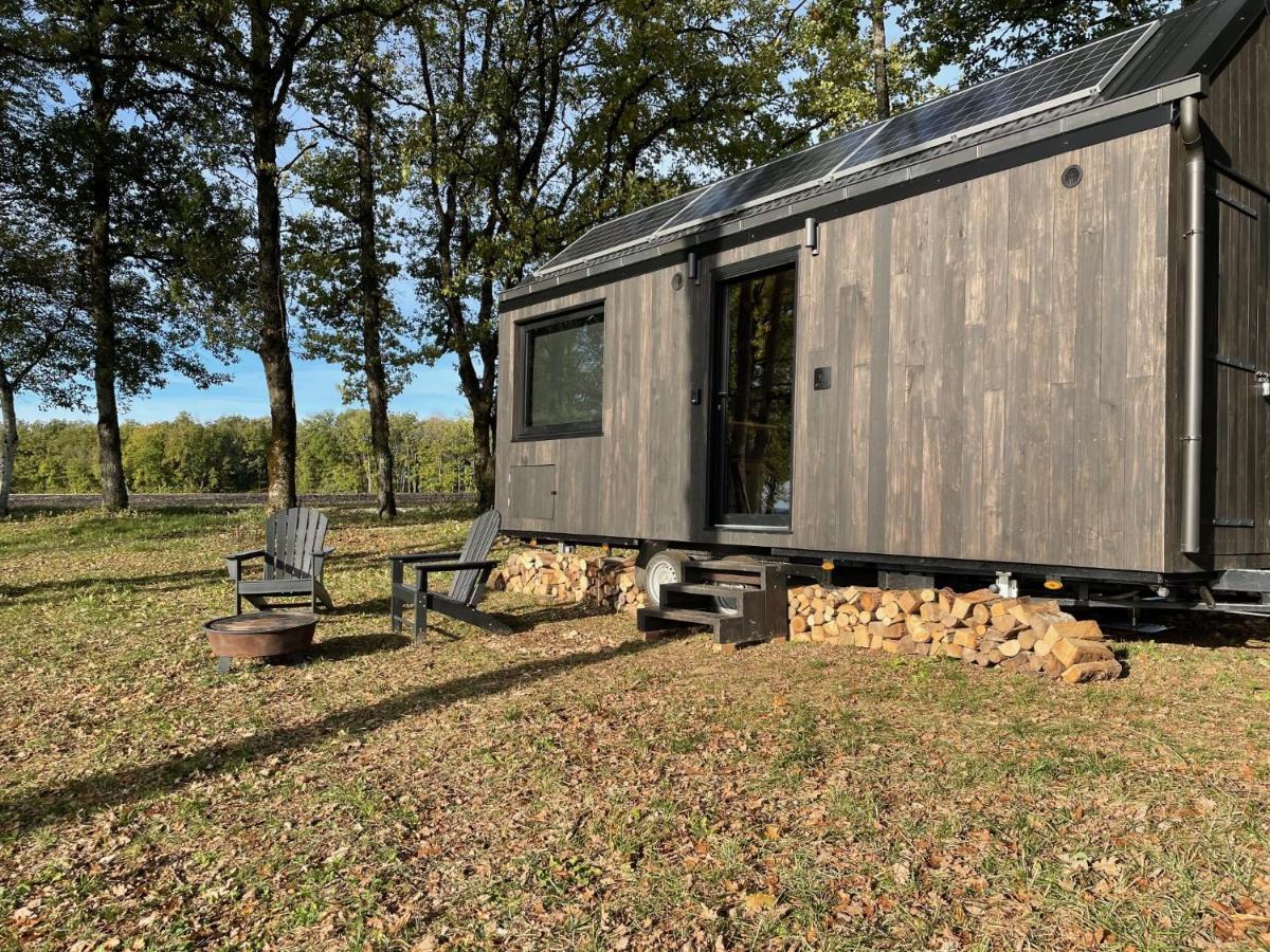 L'Envolee Ecolodge, Tiny House Au Coeur Des Vignes Loches-sur-Ource Exterior foto