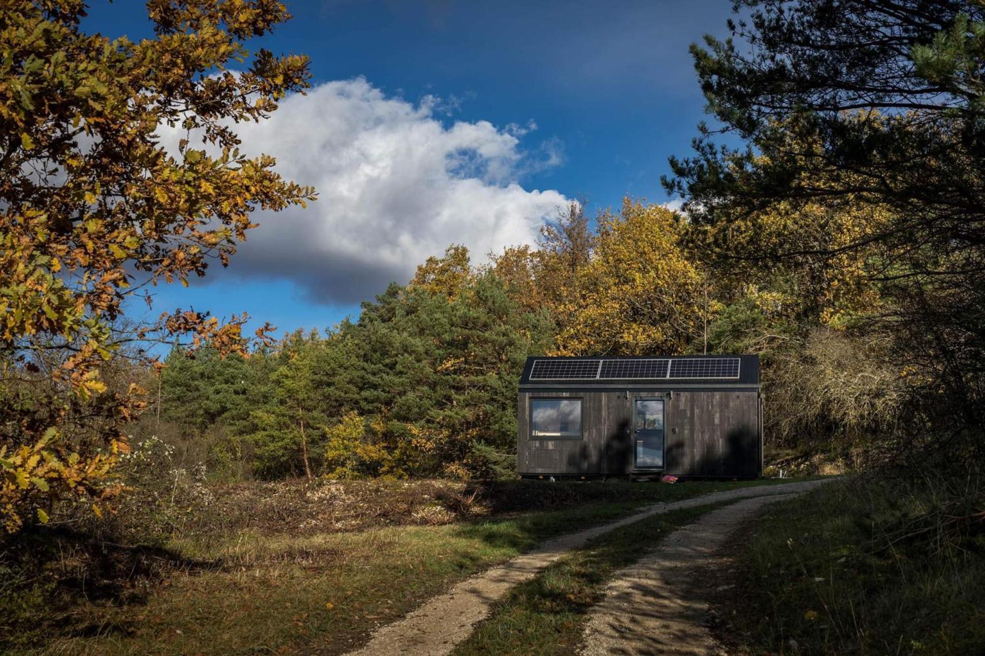 L'Envolee Ecolodge, Tiny House Au Coeur Des Vignes Loches-sur-Ource Exterior foto